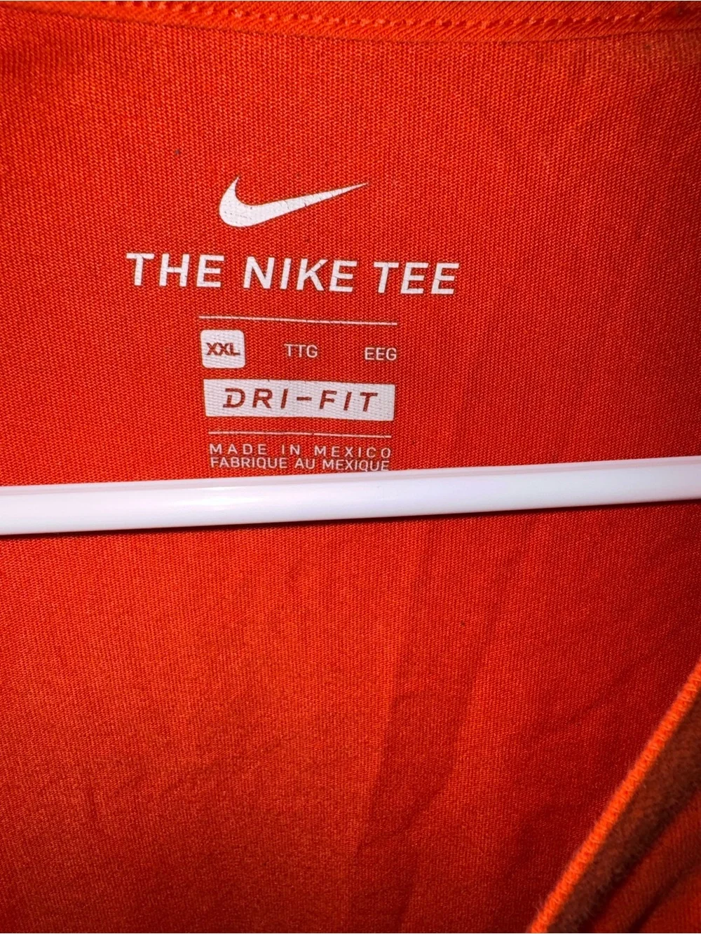 Nike Men’s Orange Beaver Nation Short-Sleeve Tee with Black Graphic